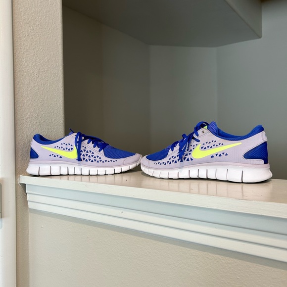 Nike Shoes - Nike Womens Free Run 395914-535 Blue Running Shoes Sneakers Size 9